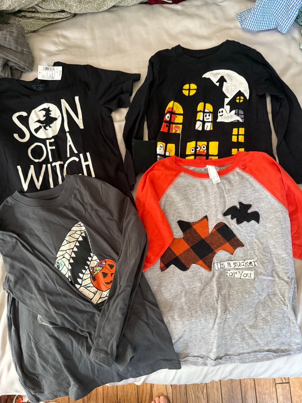 Gap Cat & Jack TCP Halloween shirt bundle size 4